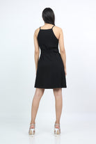 كيتشن فستان ميدي بحزام على الخصر حمالات