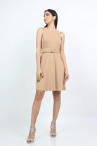 كيتشن فستان ميدي بحزام على الخصر حمالات