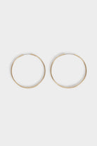 بارفوا قرط دائري ذهبي نسائي