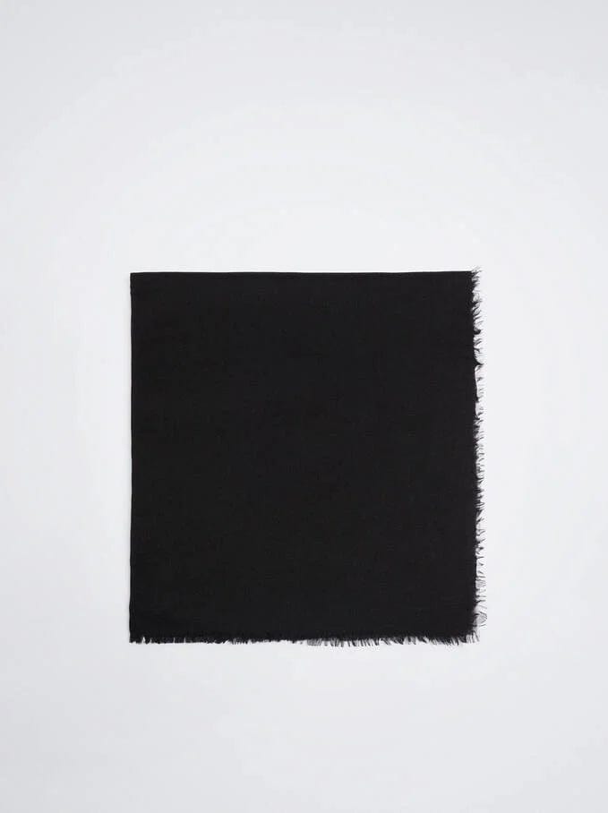 بارفوا وشاح شعر شتوي سادة من البوليستر الناعم