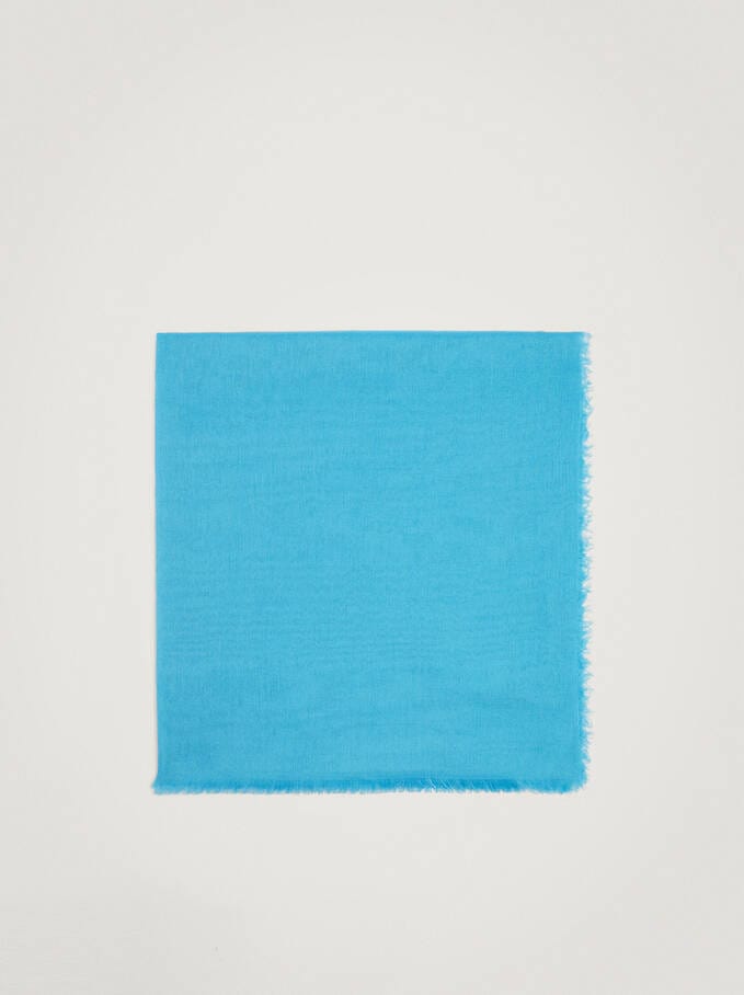 بارفوا وشاح شعر شتوي سادة من البوليستر الناعم