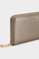 بارفوا محفظة بسحاب مدمجة فضي