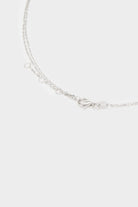 بارفوا سلسال على شكل هلال من الفضة عيار 925