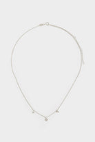 بارفوا سلسال فضة دائري ناعم مزين بأشكال صغيرة فضي