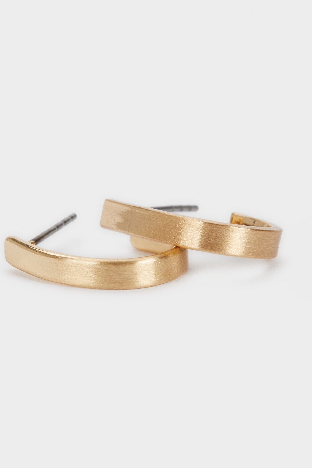 بارفوا حلق سادة نصف دائري نسائي ذهب