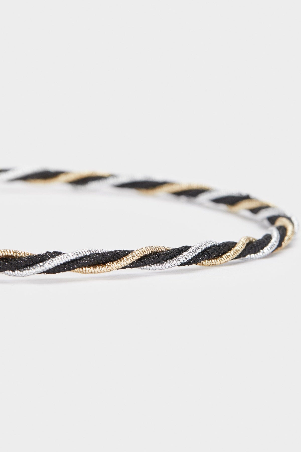 بارفوا طوق شعر منقوش نسائي متعدد الألوان