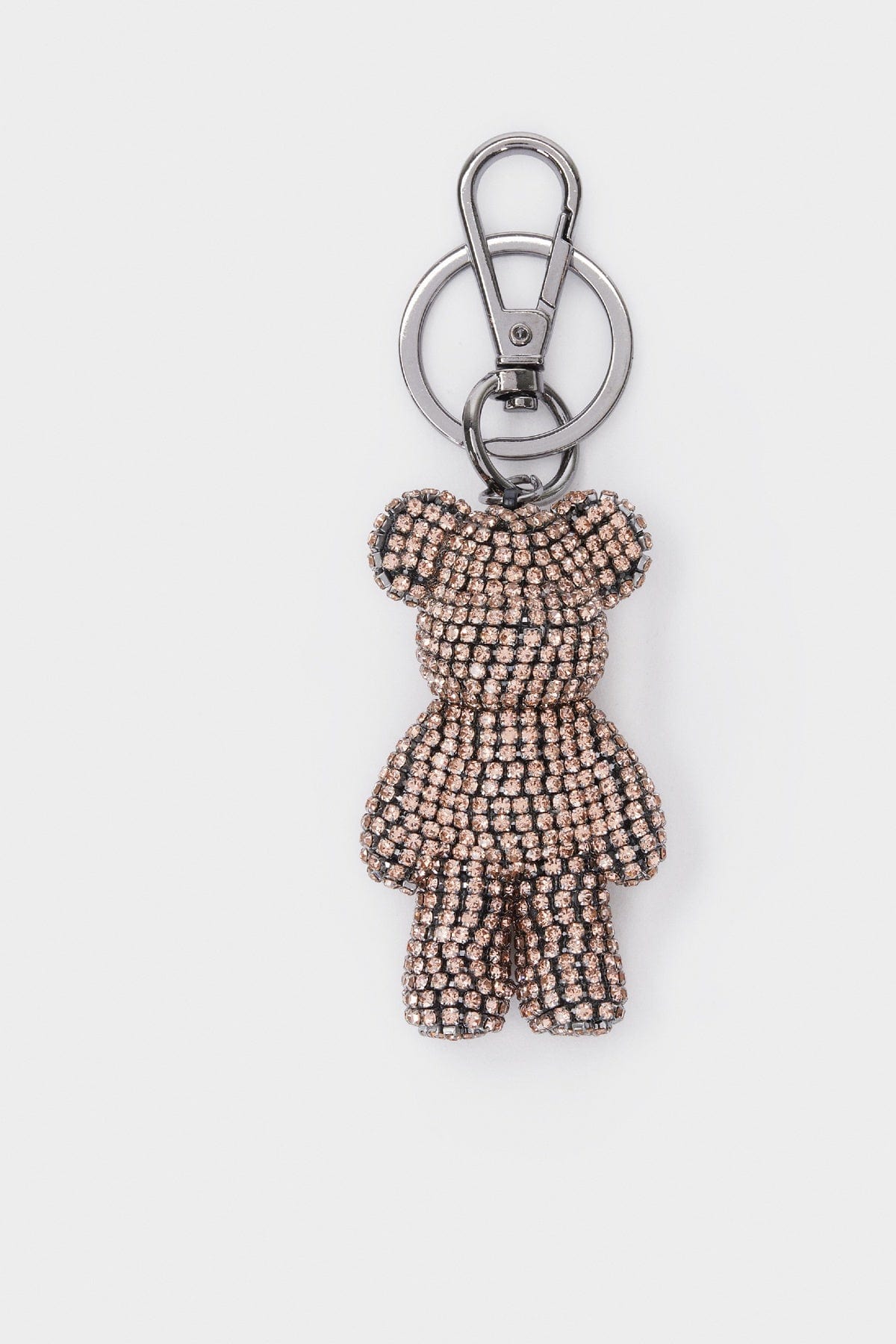 بارفوا ميدالية سيارة نسائية للمفاتيج على شكل دب