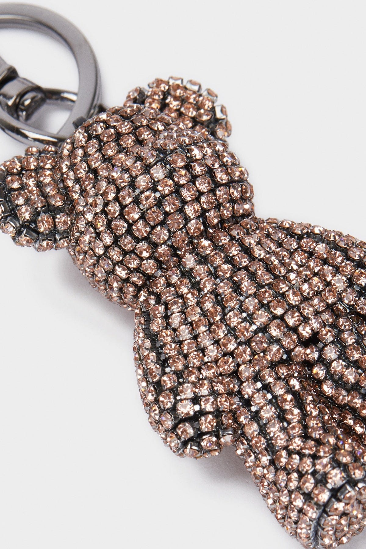 بارفوا ميدالية سيارة نسائية للمفاتيج على شكل دب