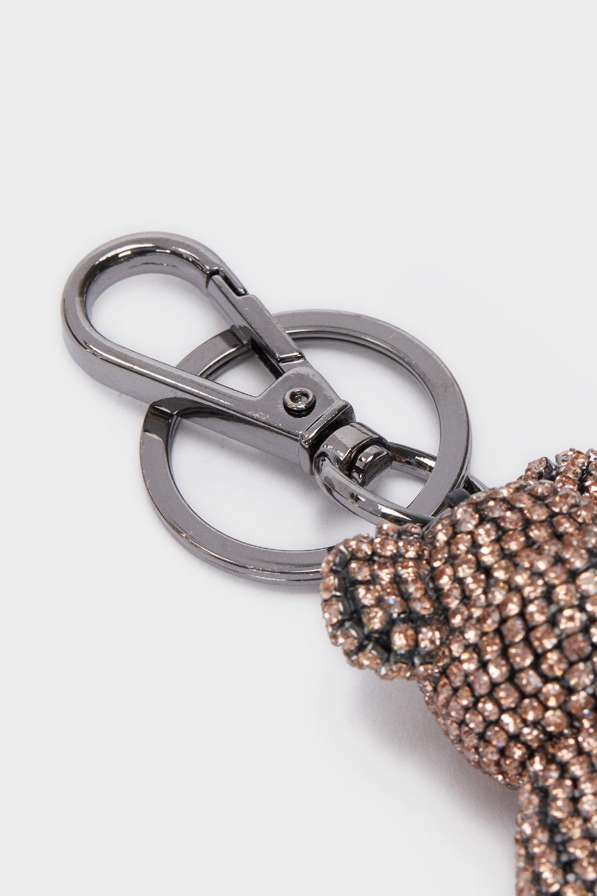 بارفوا ميدالية سيارة نسائية للمفاتيج على شكل دب