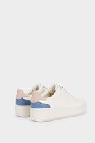 بارفوا حذاء كاجوال نسائي عالي الكعب أبيض