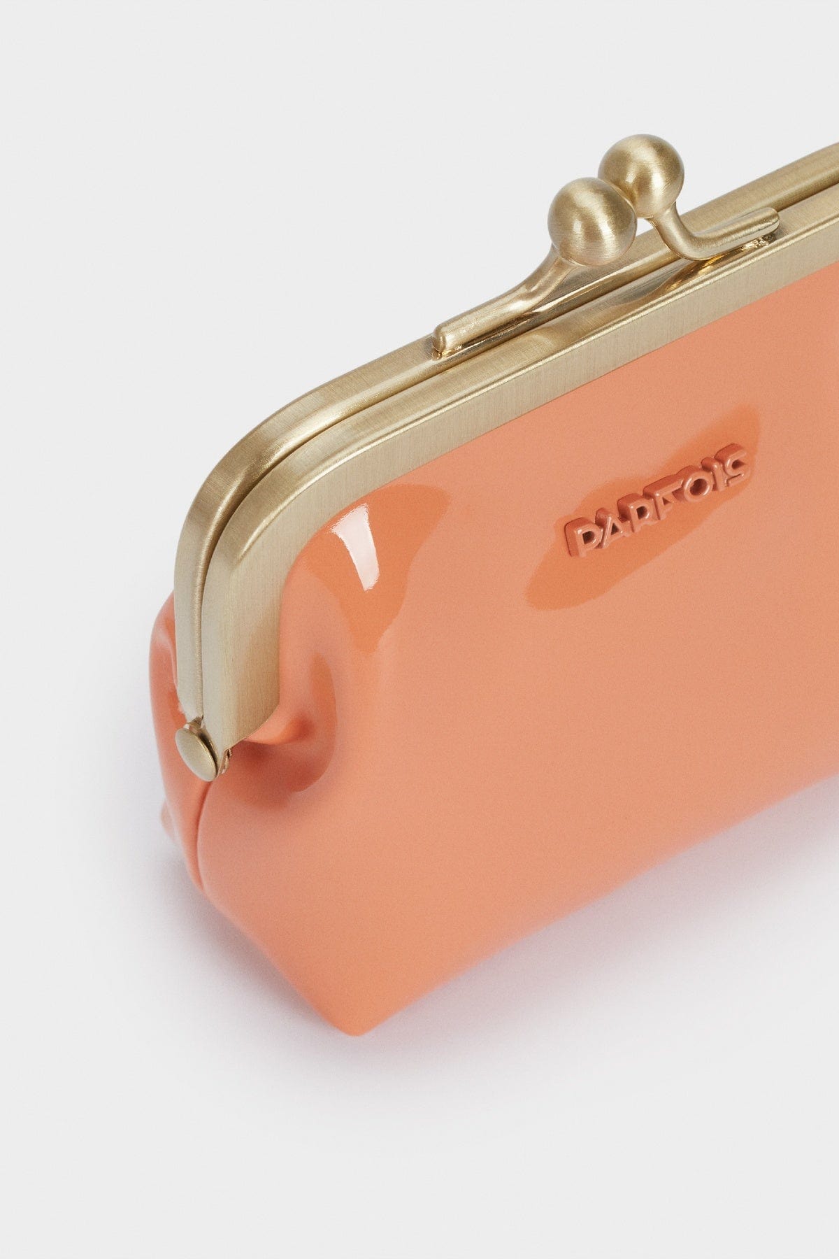 بارفوا محفظة عملات معدنية بمشبك غلق وردي فاتح