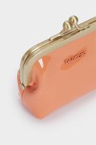 بارفوا محفظة عملات معدنية بمشبك غلق وردي فاتح