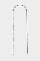 بارفوا حامل نظارات شمسية مزين بالخرز سادة نسائي أزرق