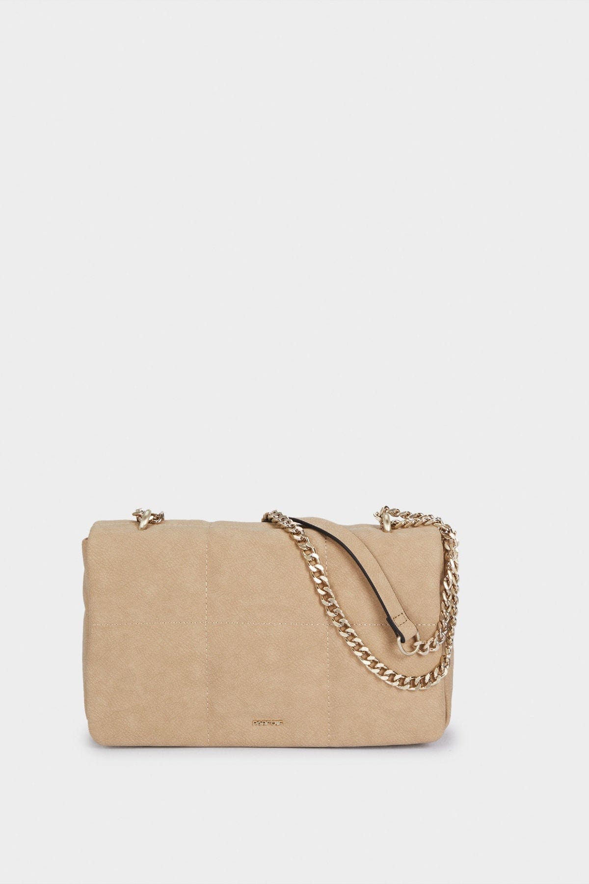 بارفوا حقيبة كروس شمواة مبطنة بحزام متباين جملي