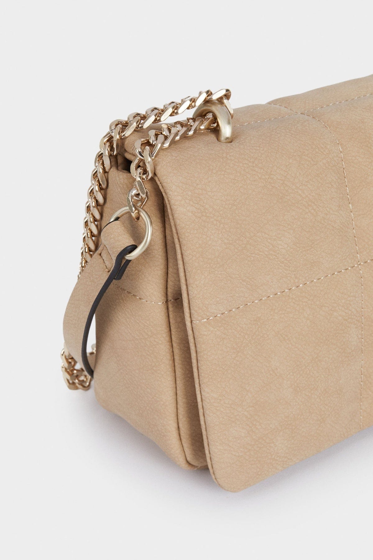 بارفوا حقيبة كروس شمواة مبطنة بحزام متباين جملي