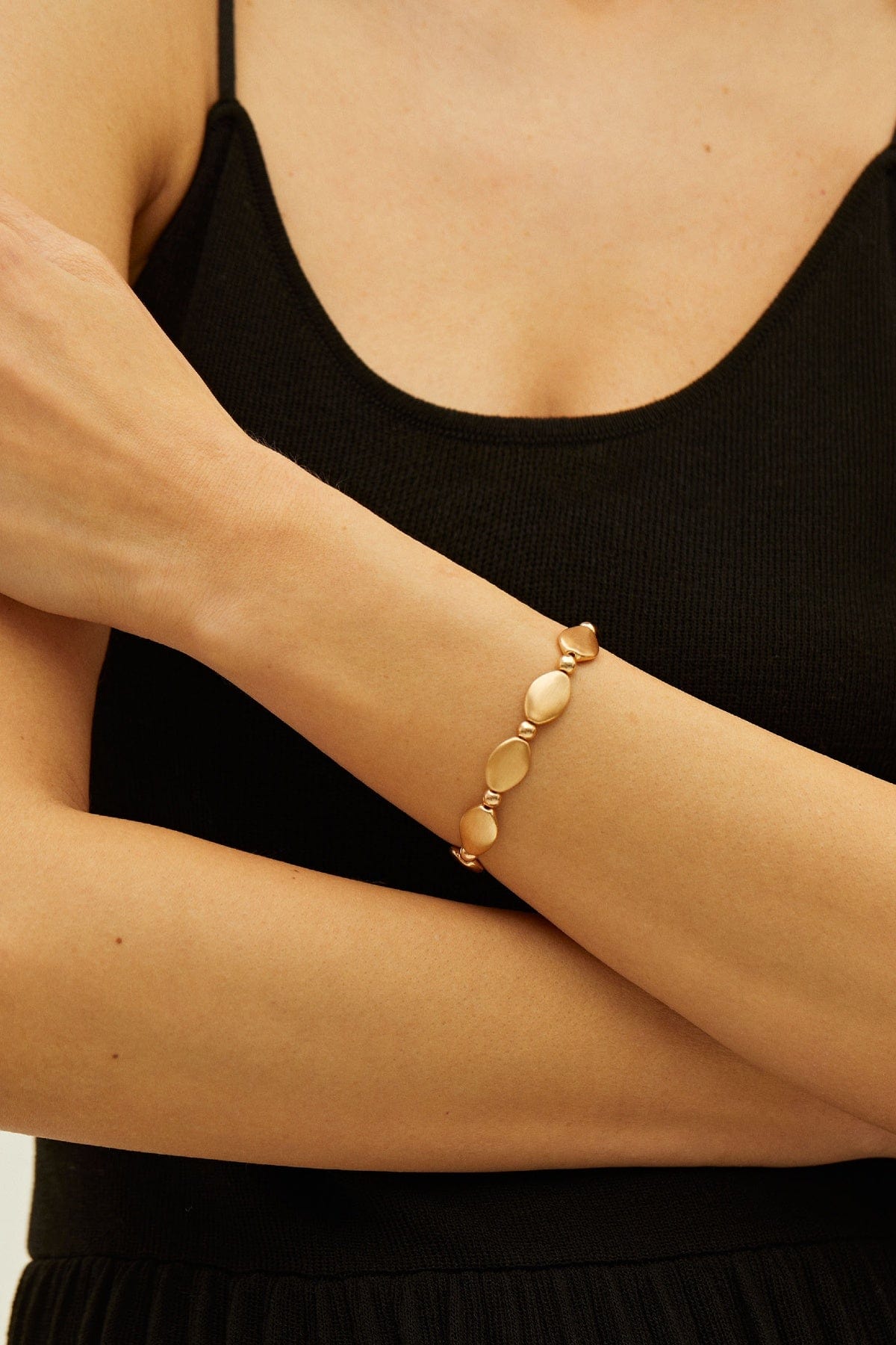 بارفوا أسوارة ذهبي مزين بالكرات الذهبية نسائي ذهب