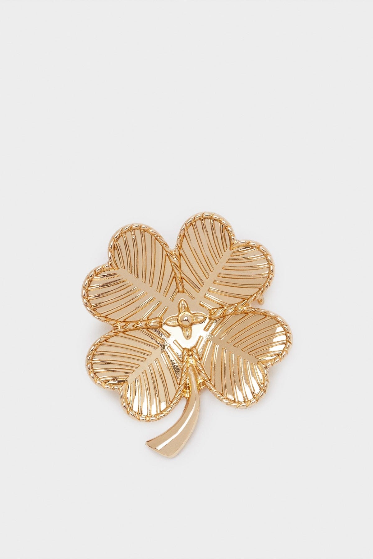 بارفوا بروش على شكل وردة ذهبية نسائي ذهبي