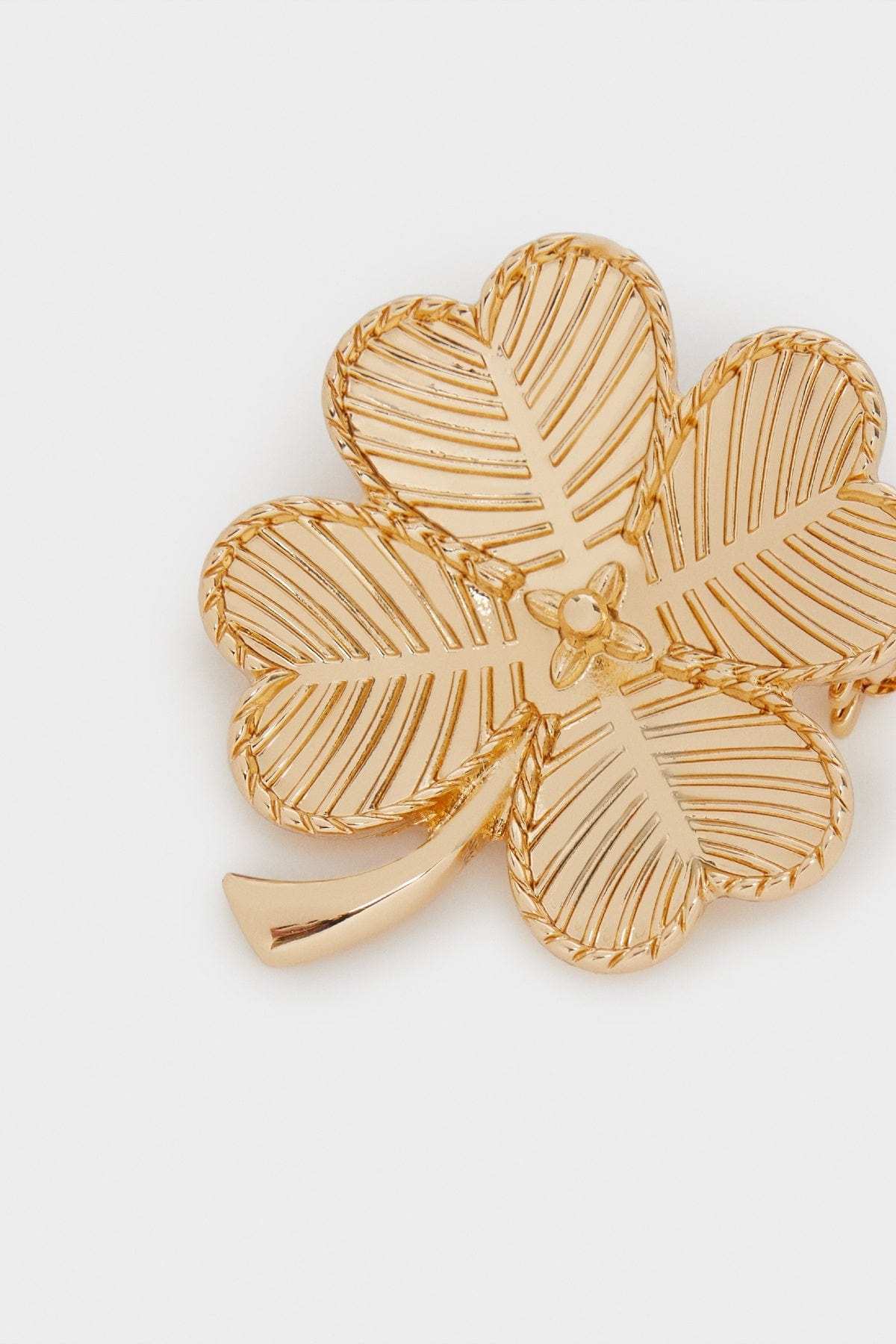 بارفوا بروش على شكل وردة ذهبية نسائي ذهبي