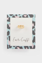 بارفوا حلق سادة دائري عريض نسائي ذهب