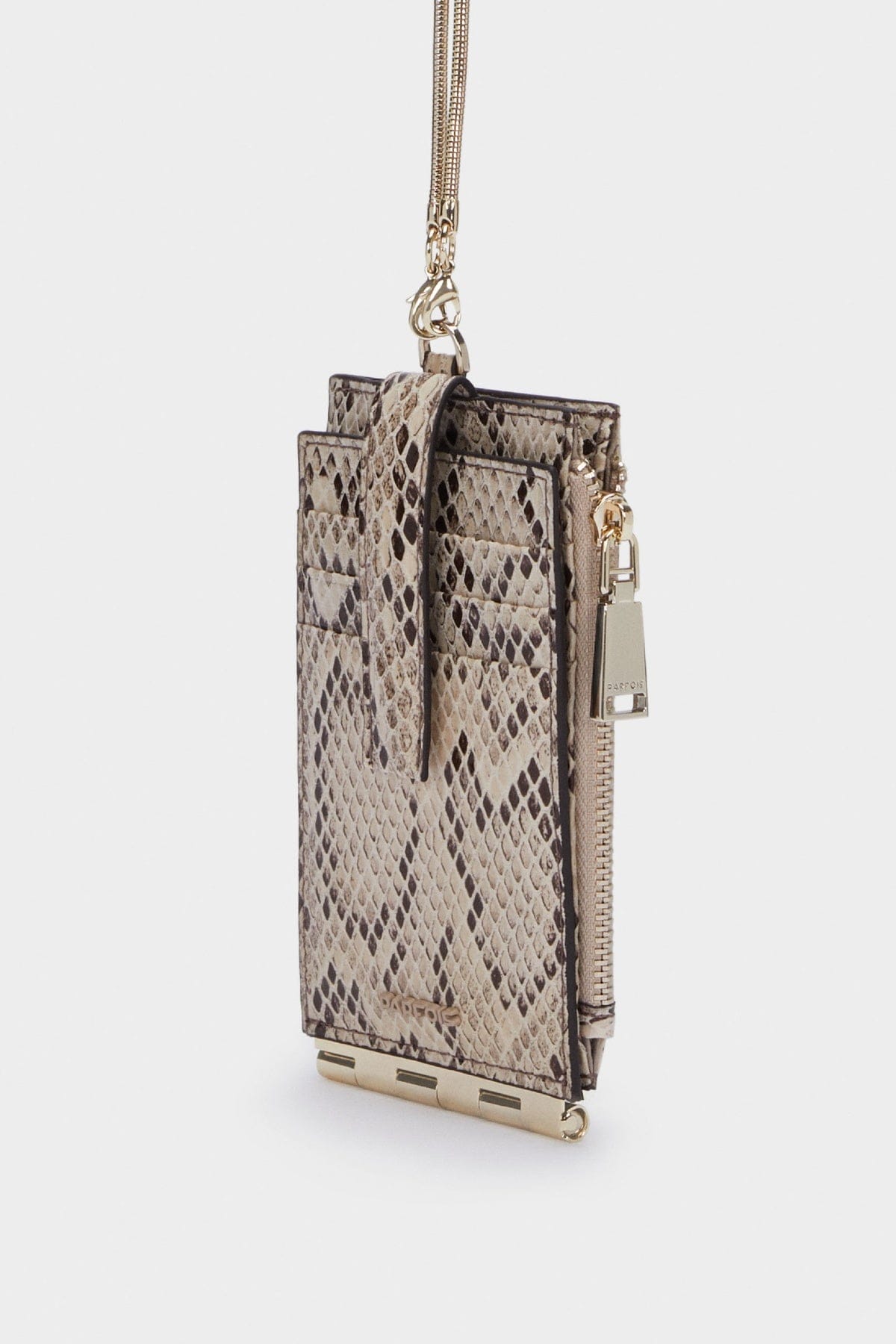 بارفوا بوك نسائي جلد ثعبان إن إم جارديب رمادي