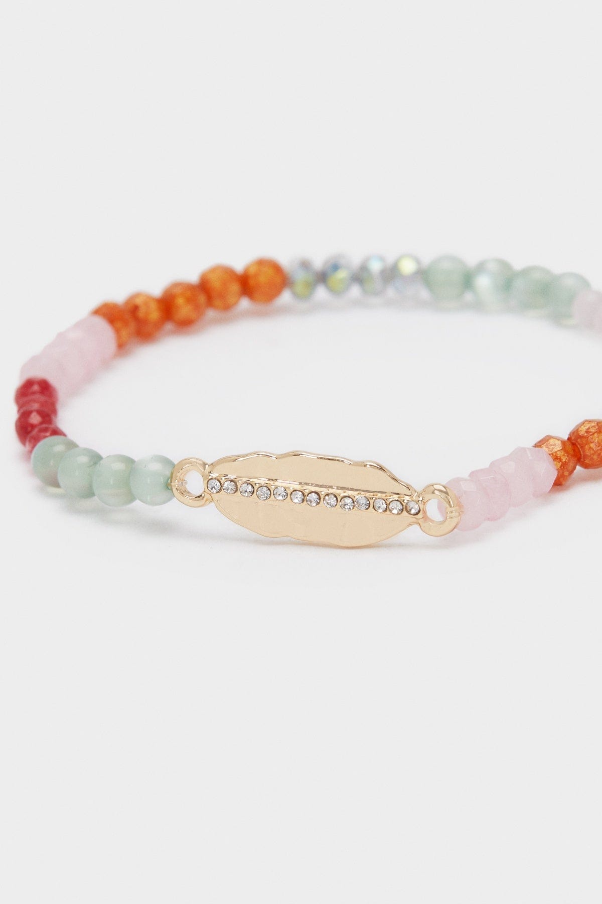 بارفوا اسوارة ملونة مطاطية نسائي ذهب