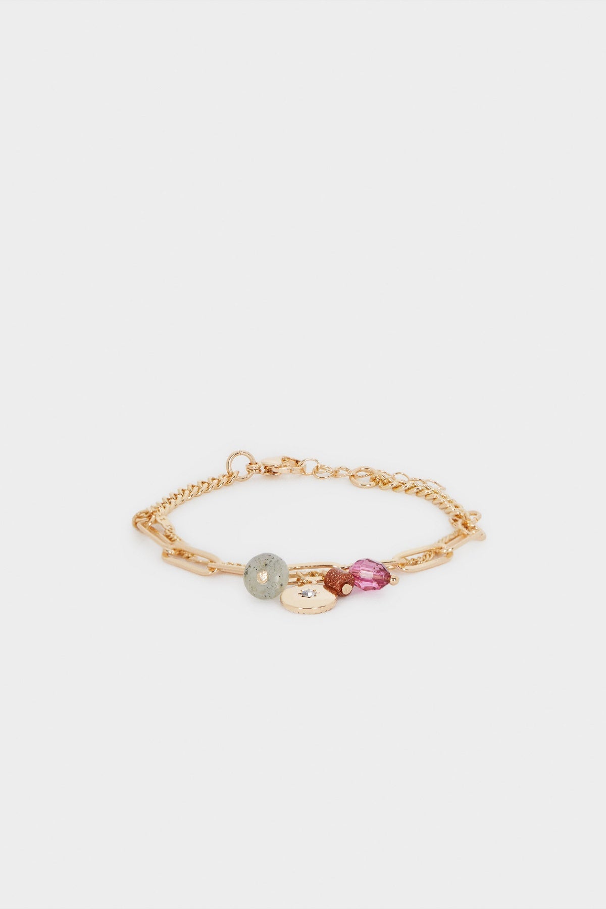 بارفوا أسوارة حلقات ذهبية مزينة بالخرز نسائي ذهب