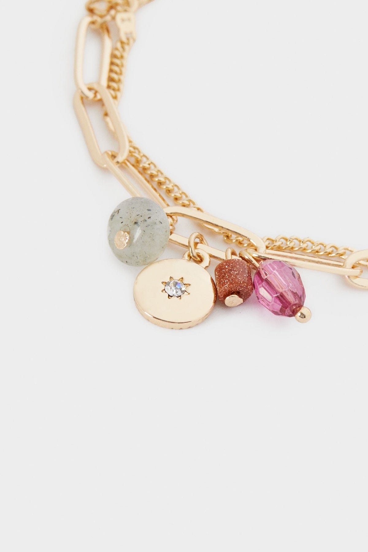 بارفوا أسوارة حلقات ذهبية مزينة بالخرز نسائي ذهب