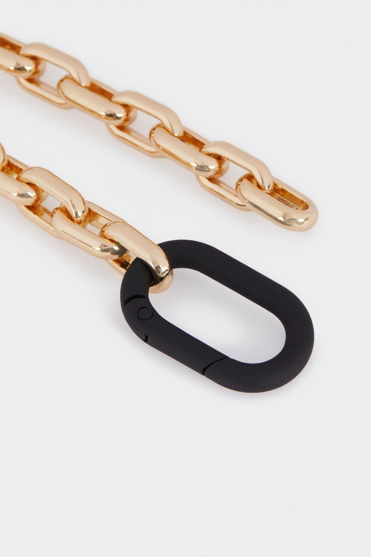 بارفوا أسوارة حلقات ذهبية مزينة باللون الأسود أسود