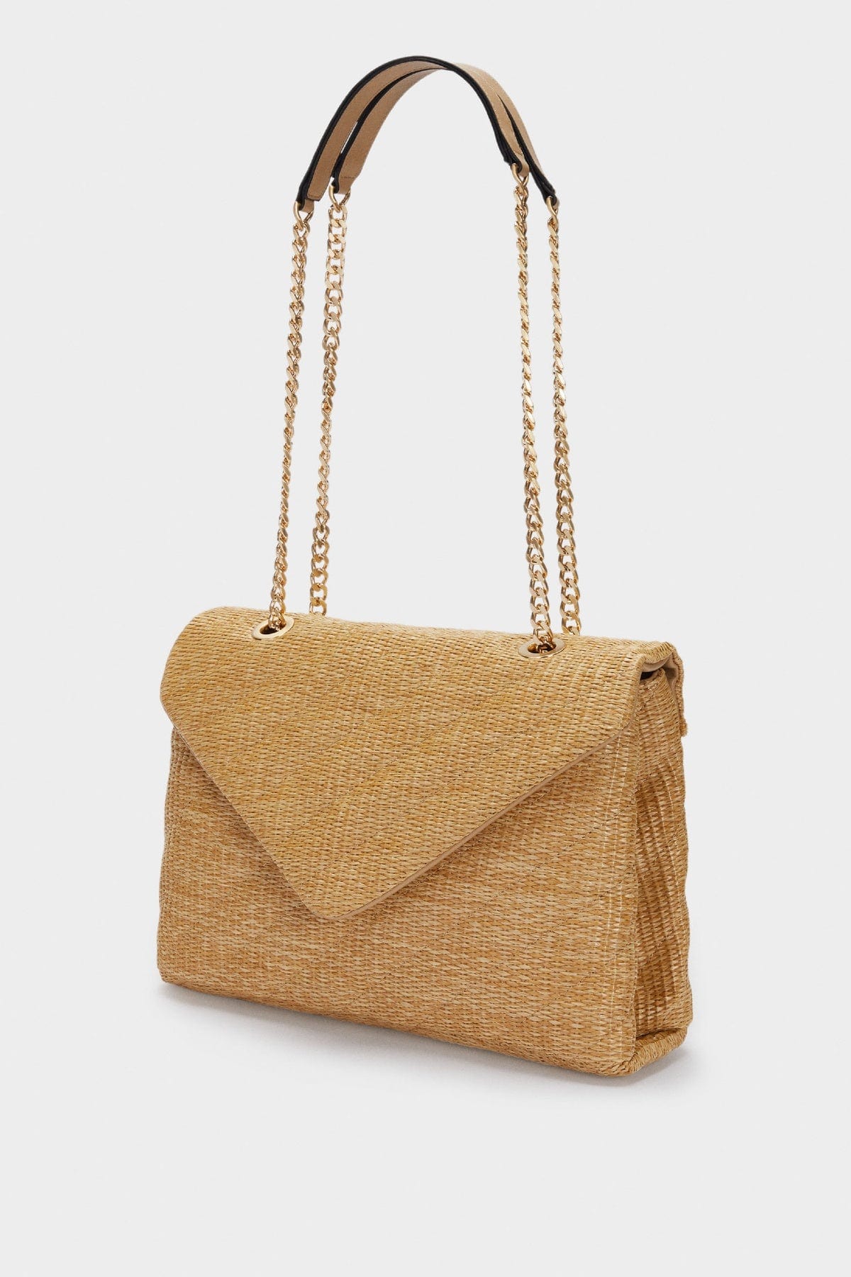 بارفوا حقيبة كروس منسوجة من الرافية بيج