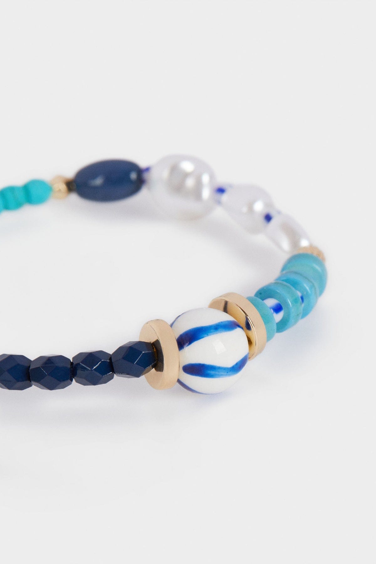 بارفوا أسوارة ملونة قابلة للتضييق والتعديل نسائي أزرق