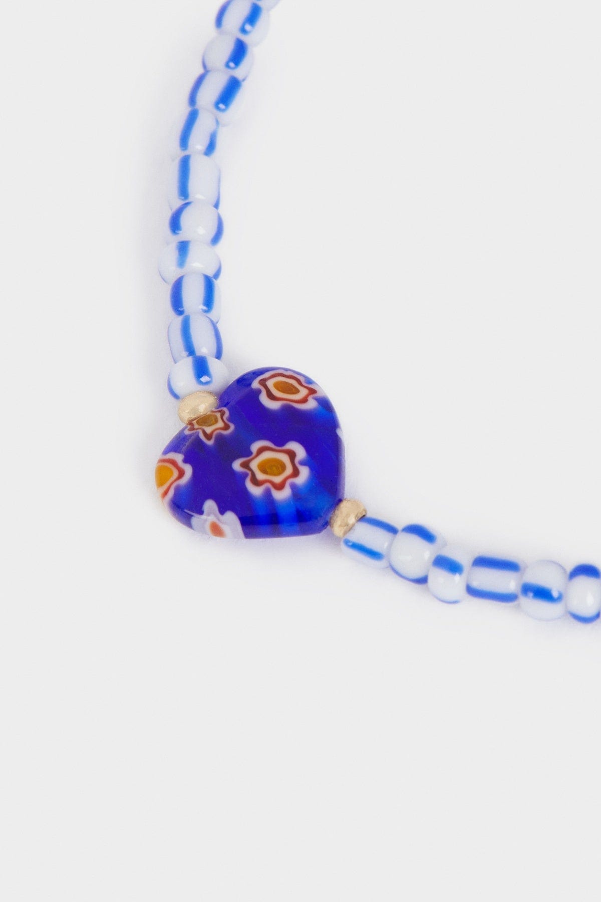 بارفوا أسوارة مزينة بالخرز المخطط نسائي أزرق