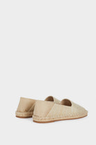 بارفوا حذاء قماشي فلات نسائي ذهب