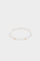 بارفوا أسوارة بيضاء مزينة باللون الذهبي أبيض