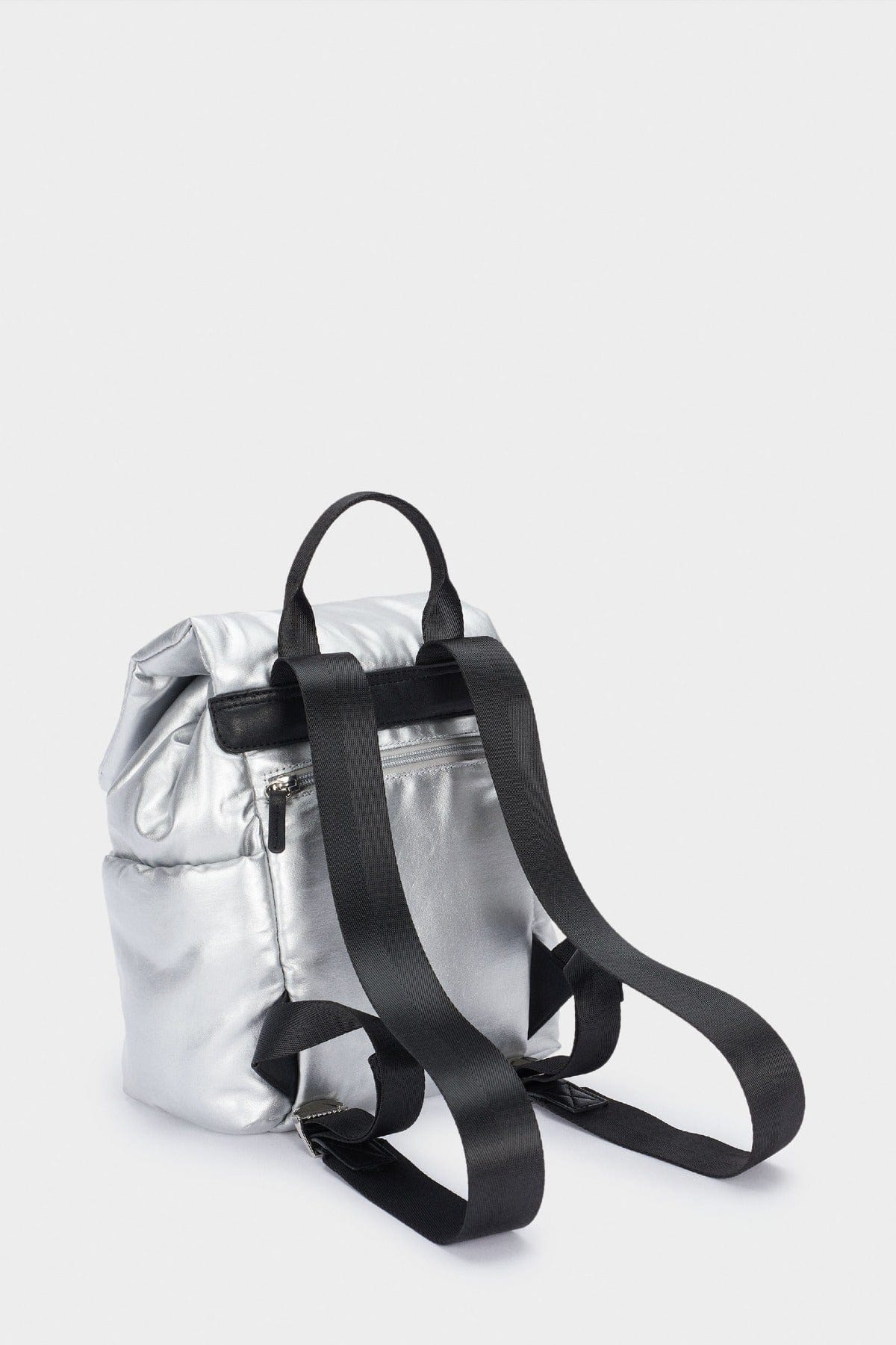 بارفوا شنطة ظهر نسائية بجيب أمامي كبير بشنطة جانبية صغيرة