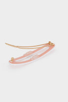 بارفوا كليبس بيضاوي سادة لامع نسائي مرجاني