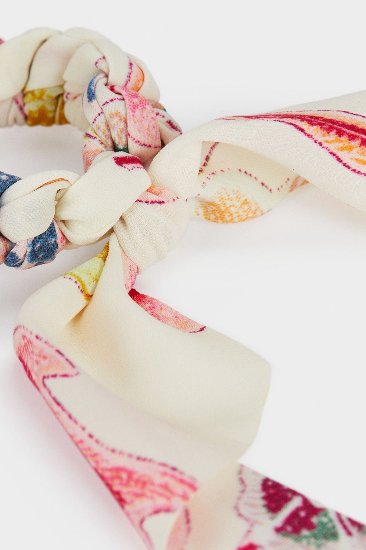 بارفوا ربطة عنق مطبوعة مع فيونكة متعدد الألوان