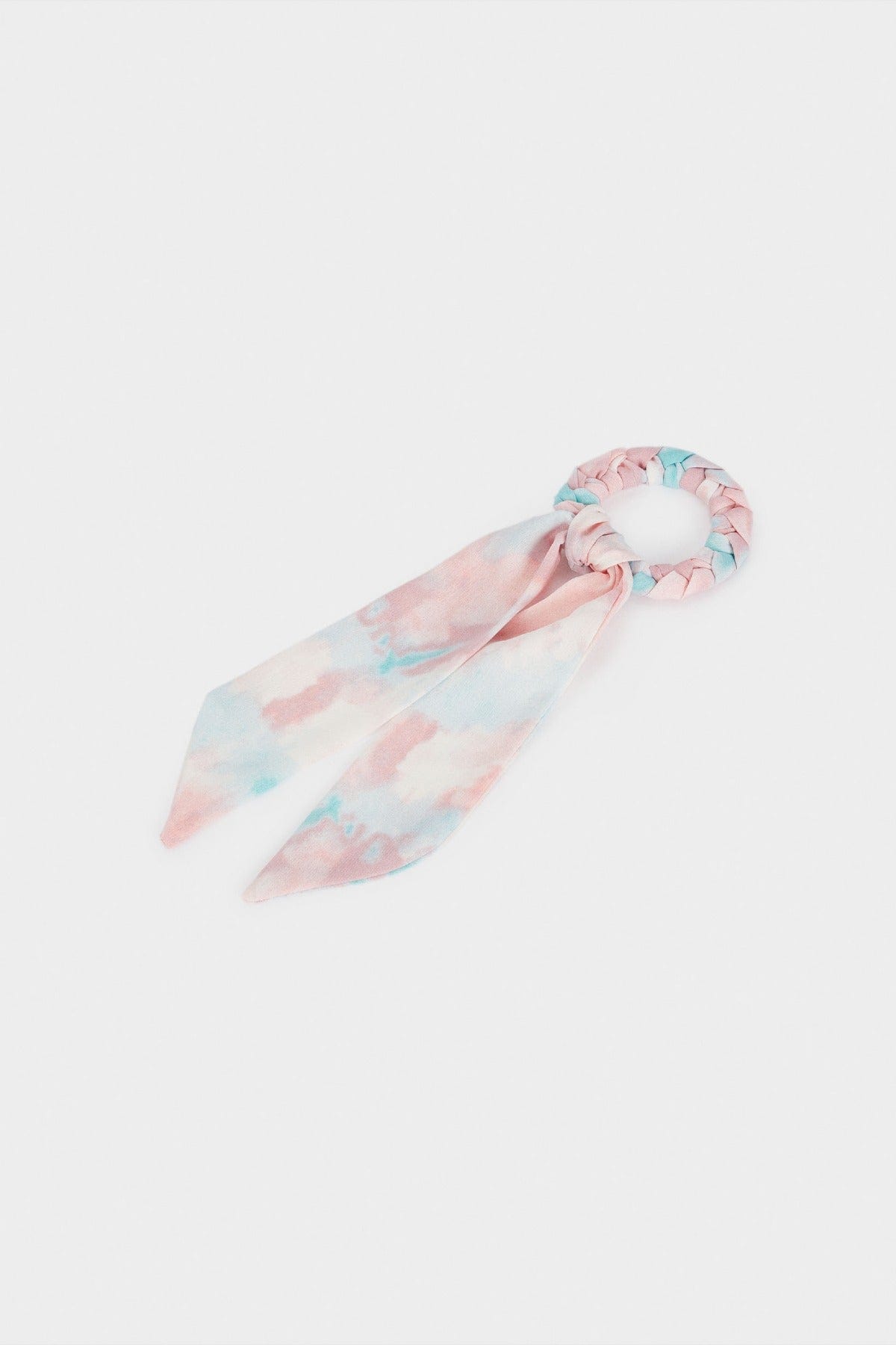 بارفوا توكة مضفرة ملونة برباط نسائي متعدد الألوان