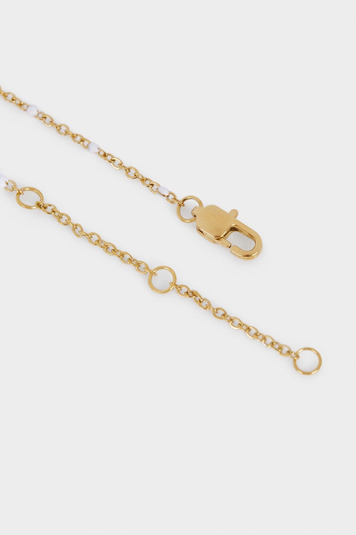 بارفوا اسوارة ذهبية مزينة مع خرز ونجمة نسائي ذهب