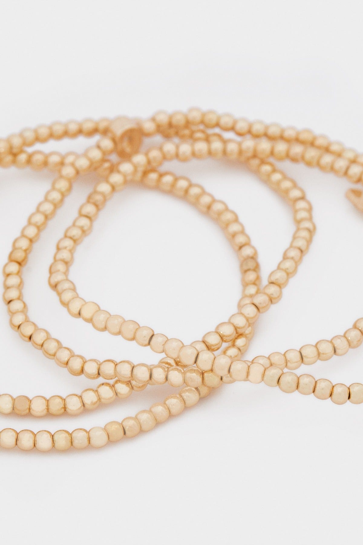 بارفوا أسوارة سادة خرز ذهبي مزين بستراس نسائي ذهب