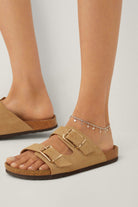 بارفوا أسوارة فضي مزينة بالدلايات نسائي فضة