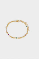 بارفوا اسوارة نسائي مزينة مع الخرز متعدد الألوان