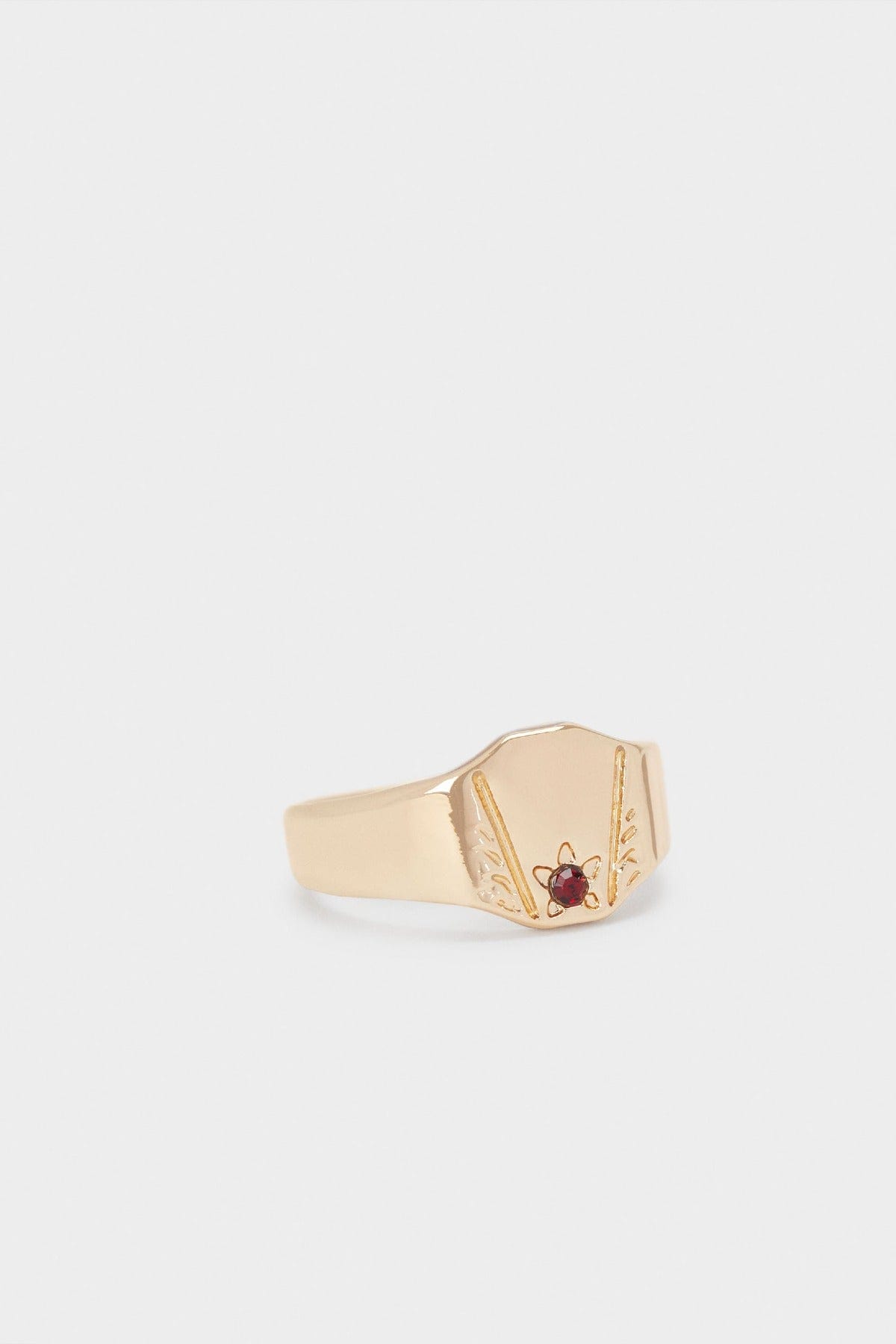 بارفوا خاتم ذهبي لإصبع الخنصر ذهب
