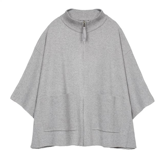 بارفوا كارديجان نص كم بسحاب أمامي رمادي