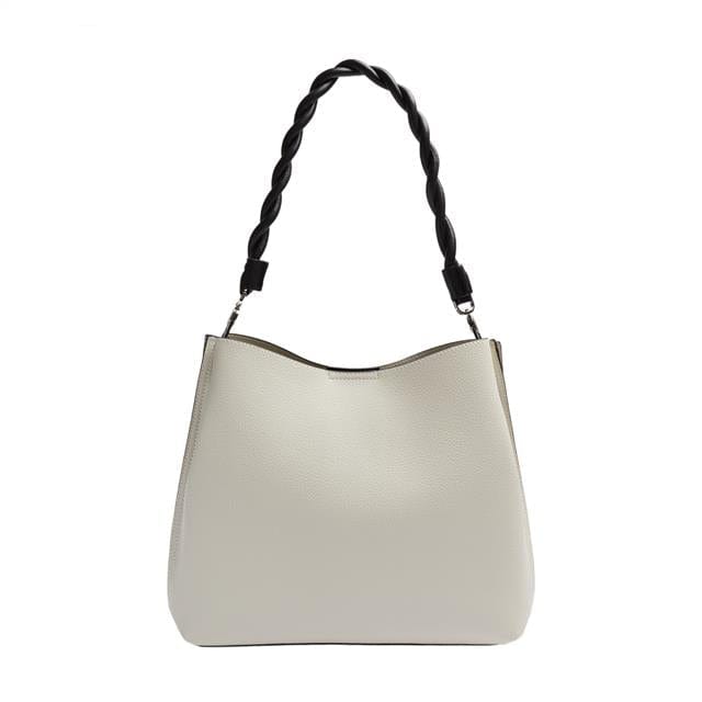 بارفوا شنطة يد جلد سادة نسائي