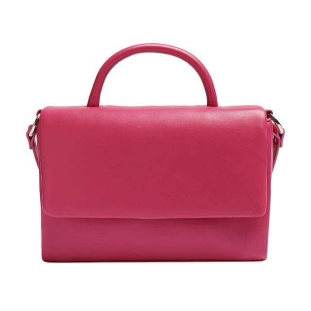 بارفوا شنطة يد نسائية ماركة بحامل يد صغير وردي