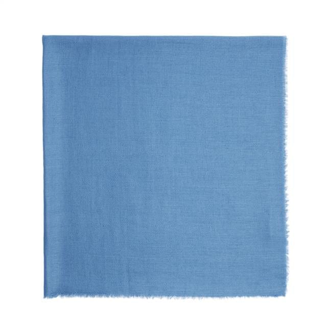 بارفوا وشاح نسائي سادة ملون أزرق