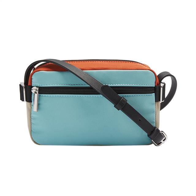 بارفوا شنطة كروس جلد نسائية بسحاب