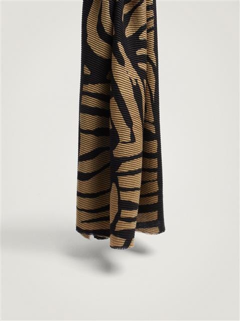 بارفوا وشاح نسائي مطبوع ملون الكاكي