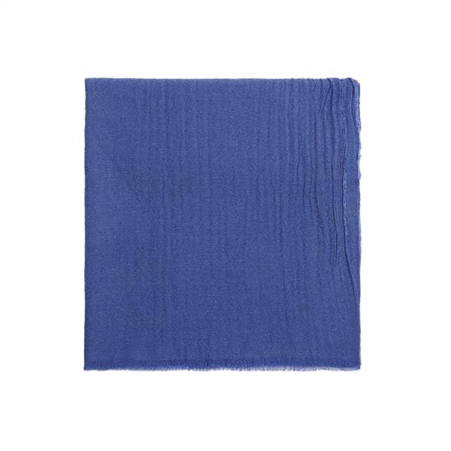 بارفوا وشاح نسائي سادة أزرق