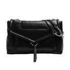 بارفوا شنطة كروس جلد طبيعي بجيب خارجي أسود